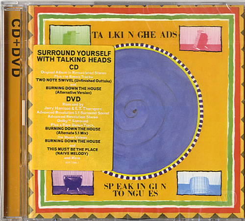 Talking Heads Speaking In Tongues UK Cd/Dvd Set 8122733442